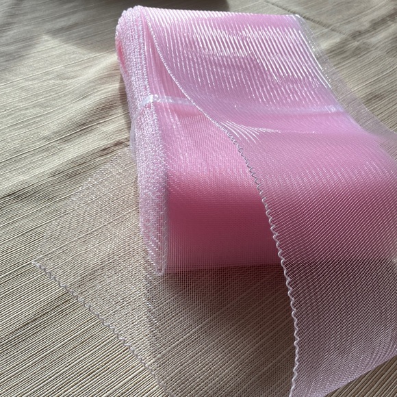 6” Light Pink Soft Polyester Horsehair Braid 36yd for $30 - Picture 2 of 3